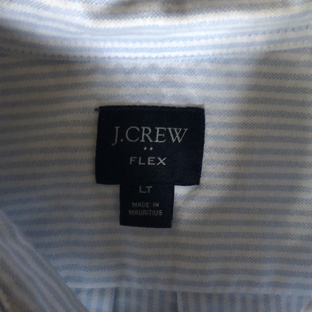 J. Crew Flex Oxford. Large Tall. - Picture 3 of 4